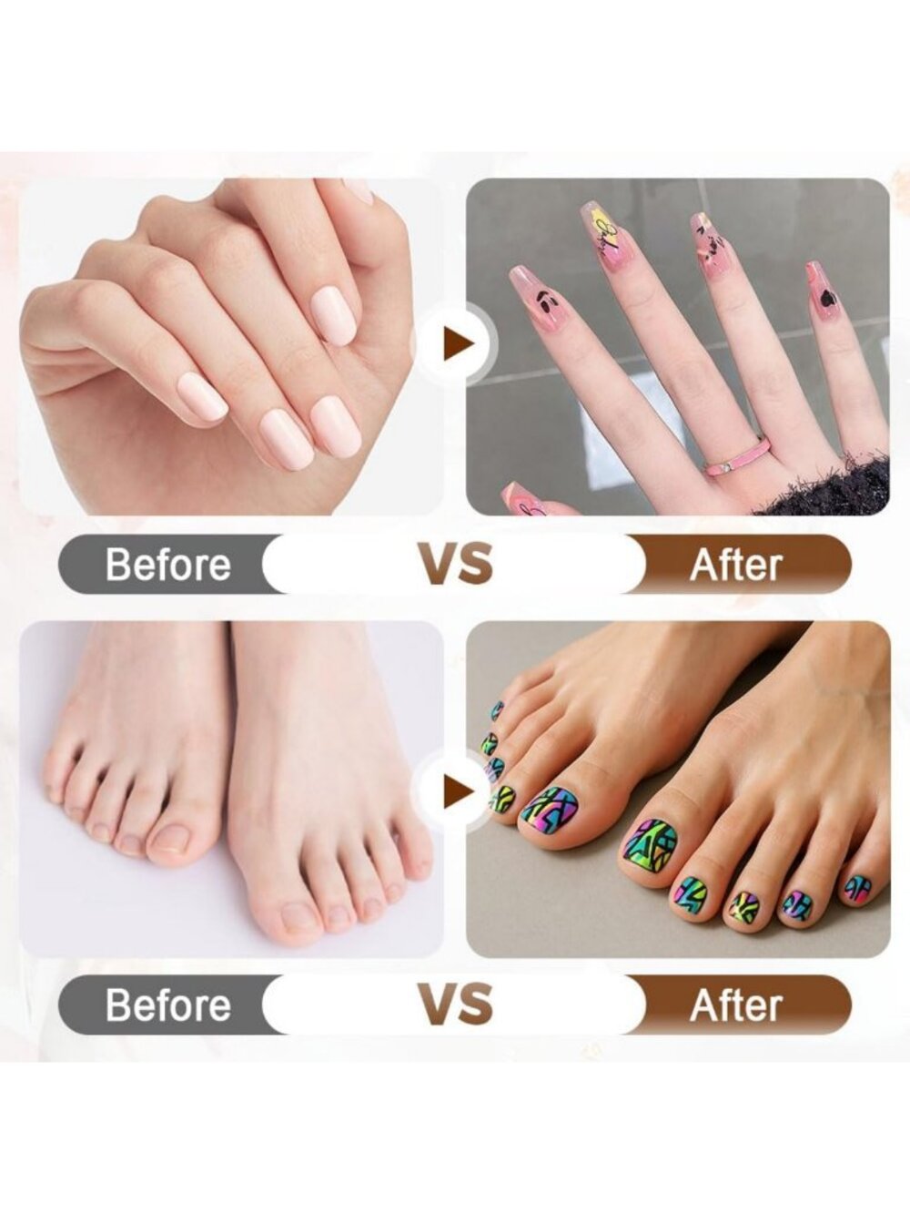 Vibrant 12-Color Nail Art Pens Set - 3D Nail Design Markers for DIY Manicure - Picture 3 of 7